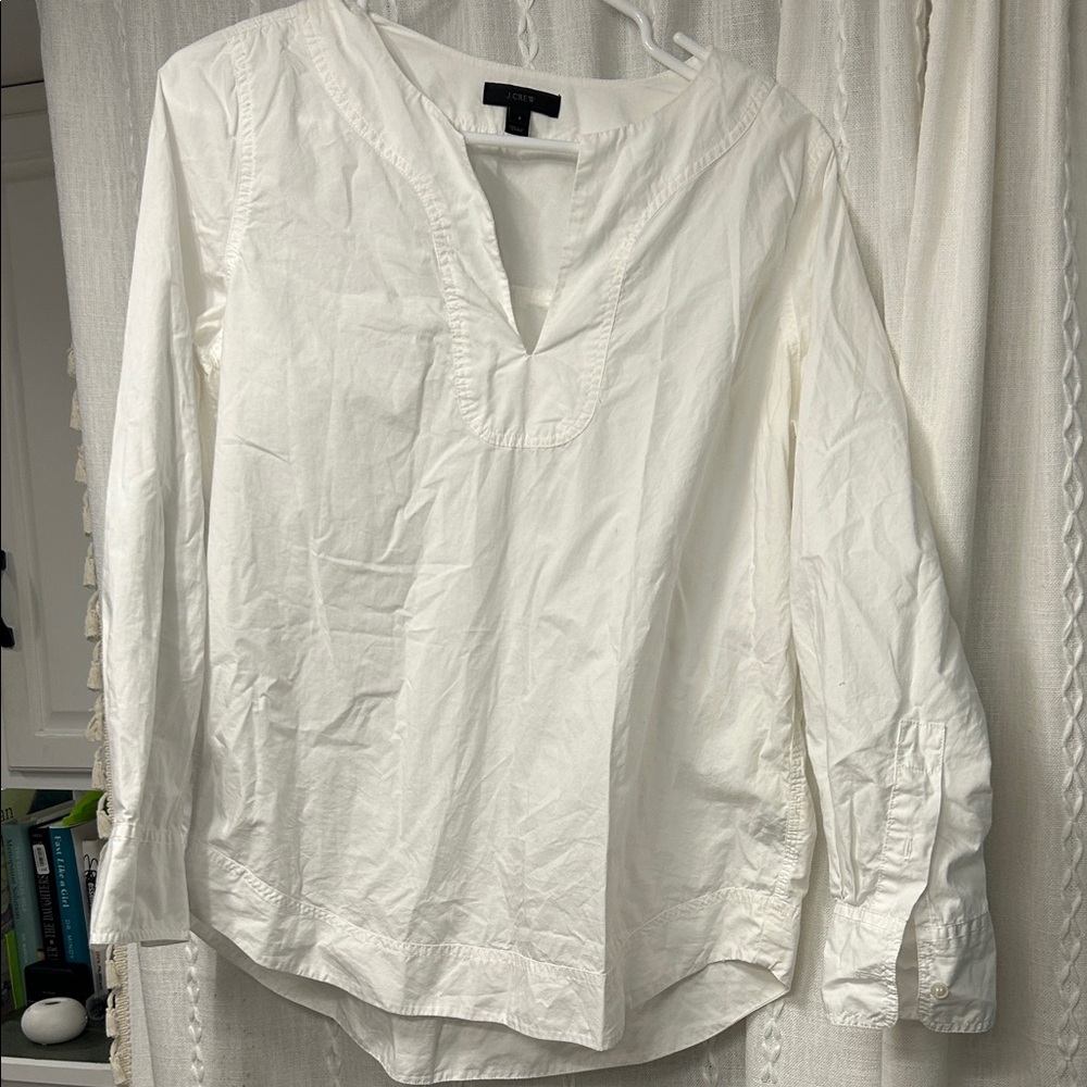 J. Crew White Blouse
